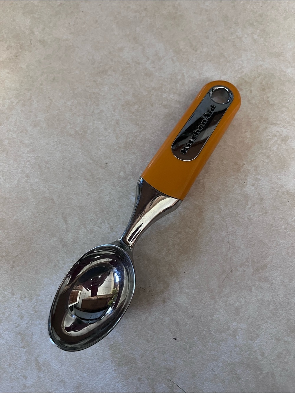 KitchenAid NEW Tangerine Ice Cream Scoop
